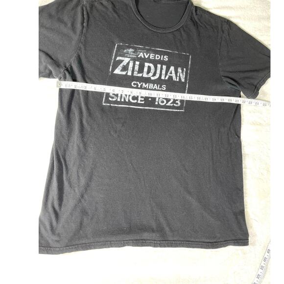 Zildjian Cymbals Graphic Tee Black Drum Shirt Size L - Picture 3 of 5